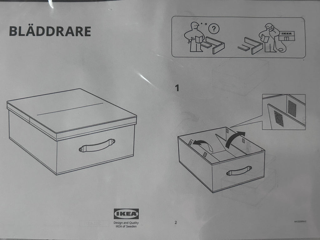 Floral Print Storage Container | Ikea