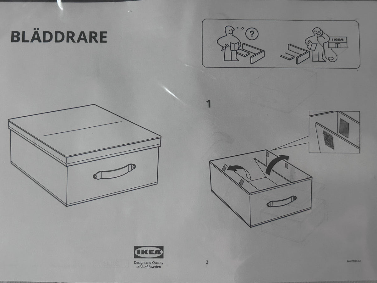 Floral Print Storage Container | Ikea